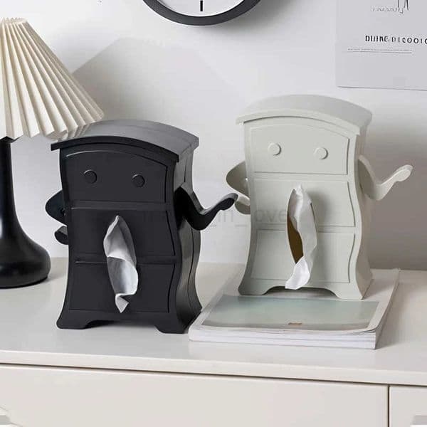 Kitchen Desktop Towel Napkin Storage Box Home Cartoon Creative Tissue Box Bedroom Cabinet Tissue Case Towel Storage Container M250724