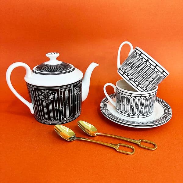 2026 Elegant Black Line Ceramic Dinnerware Set, Modern Design Stylish Dining, Ideal For Clearance Sale Formal & Casual Occasions, Exquisite Storewide Discounts