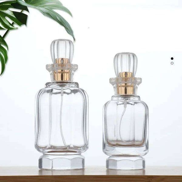Spray Bottle Thicken Glass 50/100Ml Cosmetic Container Travel Sprayer Portable Mist Perfume Atomizer Sanitizer B2