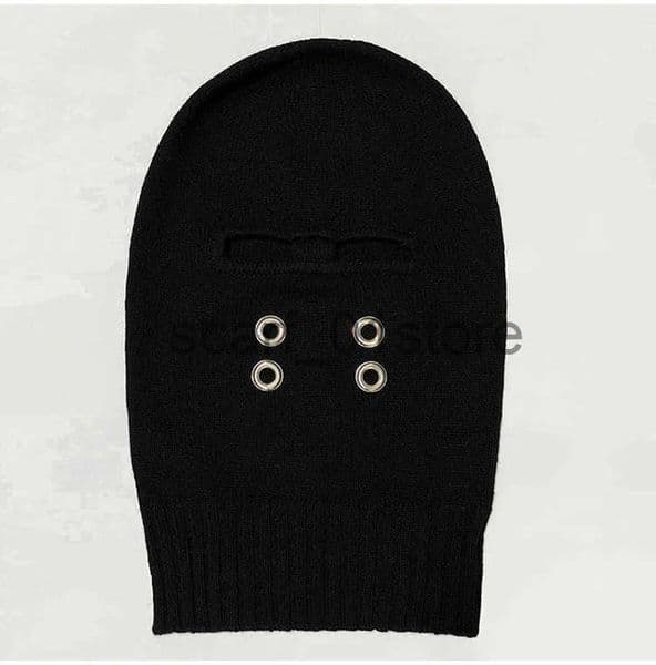 Owen Seak Men Brimless Curly Masked C Gothic Autumn Casual Women High Street Luxury Designer Black Hat J250724