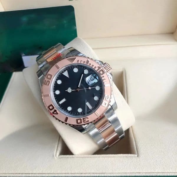 Luxury Mens Watch High Quality 2813 Automatic Mechanical Movement Men's Yacht Fashion Watch Masters 007 Factory Watch