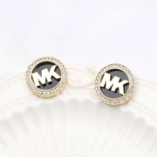 Luxury Brand Designers Letters Stud Earrings Geometric Women Crystal Earring Wedding Party Jewelry Accessories