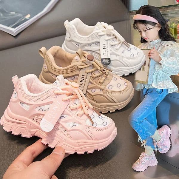 Childrens Running Shoes Of The Season Style Spring Summer Student Dad Boys Girls Fashionable Sports Sneakers 250725BJ