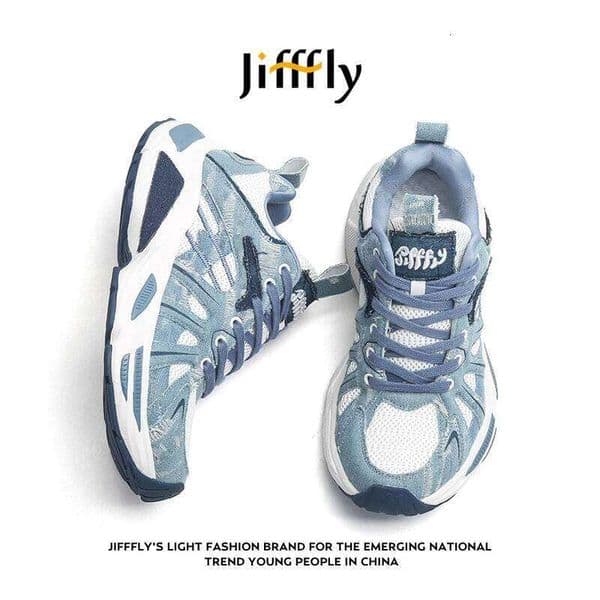 Jifffly Men 2025 Summer New Trendy Fashion Versatile Dad Shoes Couple Style Sneakers