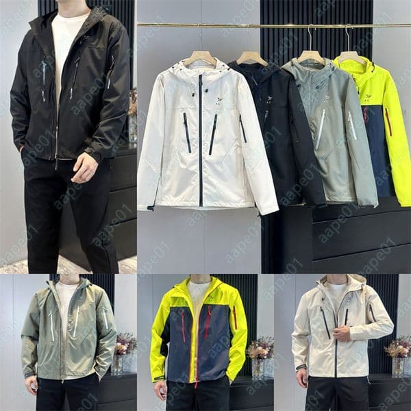 Designer Mens Jacket Spring Autumn Windbreaker Jacket Mens Sports Jacket Couples Clothing Women Hooded Hiking Jacket Brand Coat Size S-4XL