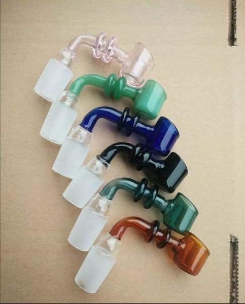 Color scrub mouth smoke stare bongs accessories Oil Burner Glass Pipes Water Pipes Glass Pipe Oil Rigs Smoking with Dropper Glass Bongs