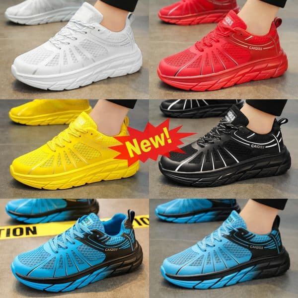 Designer Running Shoes 2025 Men's Yellow Blue Black Red Sports Running Shoes Sports Shoes Fashion Sports Shoes Size EUR 36-45