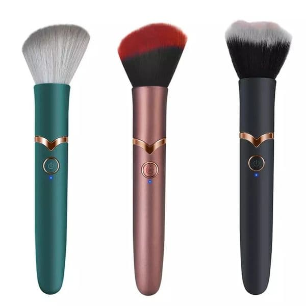 Vibration Cosmetics Makeup Blending Brush with 10 Vibration Frequencies For Quick Makeup Electric Makeup Puff Applicator 250721BJ