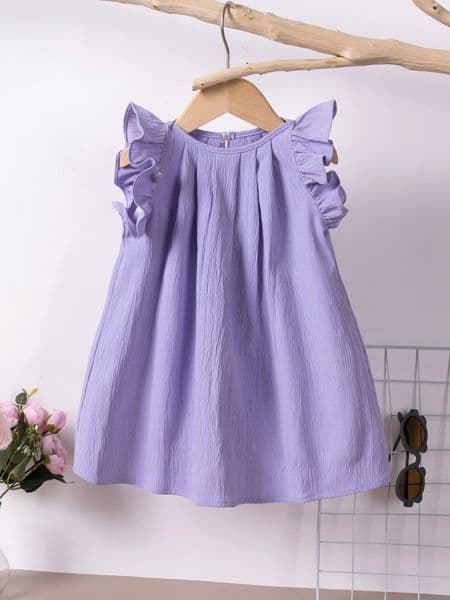 Selling Korean Style Summer Girl Fashion Cute Sleeveless Casual Dress 250725BJ
