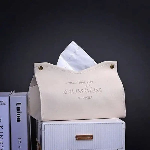 Living Dining Room Tissue Storage Box Environmentally Friendly Multi-Purpose Solid Color Creative Napkin Box 250725BJ