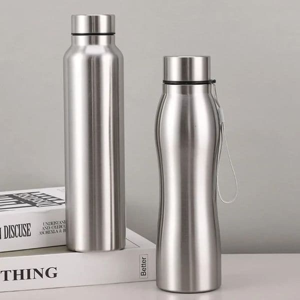 High Quality 1000ml Stainless Steel Sport Water Bottle Single-layer Rugged Water Cup Metal Flask Drinkware Camping Sports Gym 250716