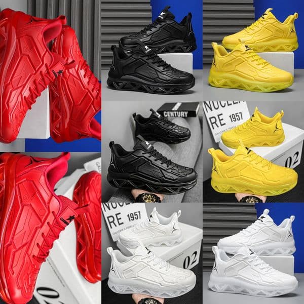 Free Shipping 2025 Summer New Women's Fashion Sports Shoes Fashion Shoes Men's Lightweight Outdoor Lawn Fashion Black Running Shoes 36-45