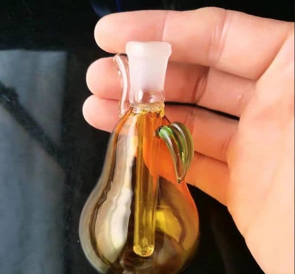 2018 new mini pear glass water bottle