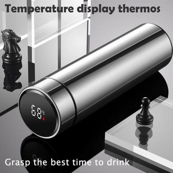 Thermos Cup 304 Stainless Steel Business Gift Tea Water Cup Smart Temperature Display Thermos Cup Water Bottles 250716