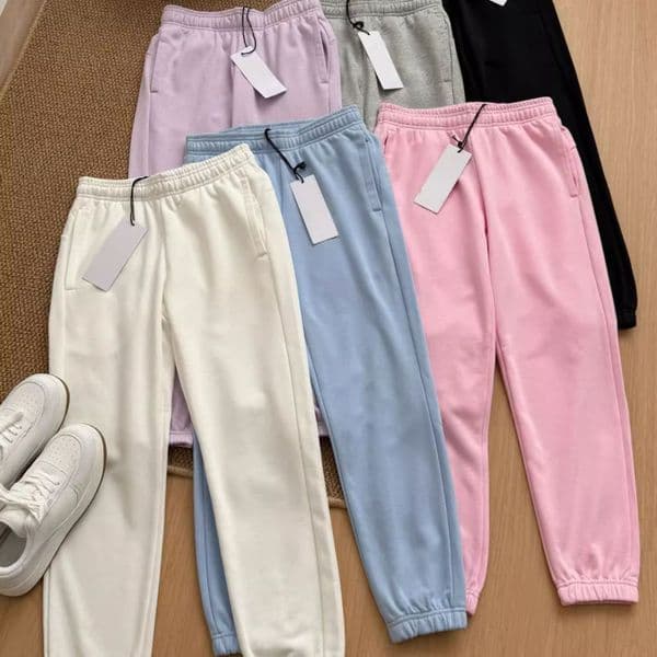 Designer Sweatpants Relaxed-fit Yoga Hoodies Fitness Sports Lounge Lantern Pants Unisex Studio-to-street Weekend Jogger Sportswear Trousers Silver 3D Logo