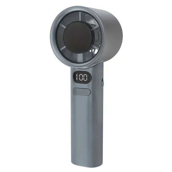 Portable Hand 120 Wind Speeds Display Power Mini Bladeless Handheld Fan USB Rechargeable Personal Highspeed Electric Fans R250725
