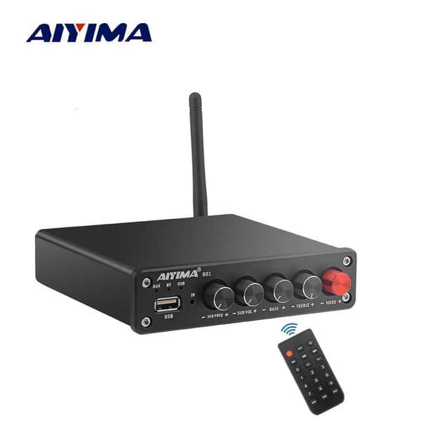 100W HiFi Stereo Digital 2.1 Class D Amplifier Subwoofer Bluetooth TPA3116D2 AIYIMA Audio Bass Treble for Home Theater X250726
