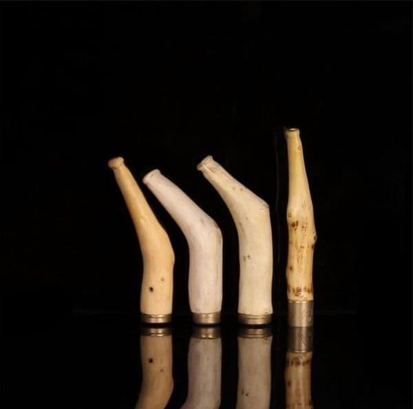 Pure natural wood white mandarin 8mm copper head rod cigarette holder Creative wooden double filter pipe mouth factory direct