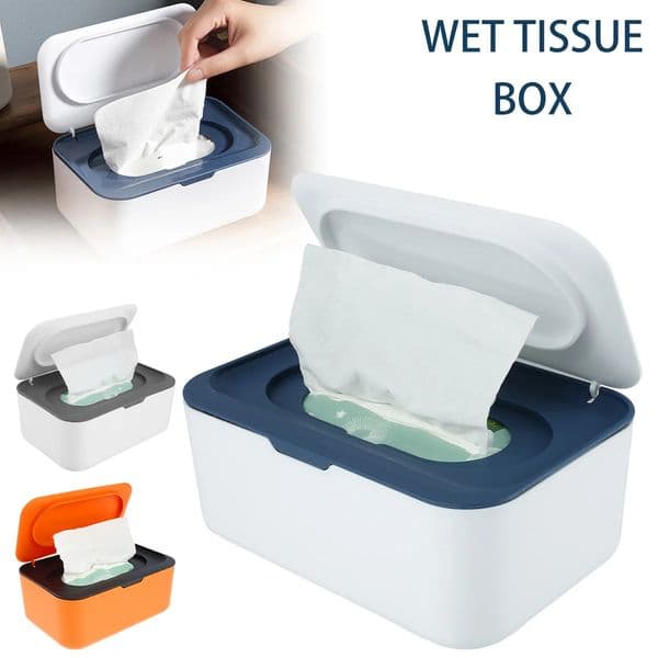 Wipes Dispenser Dustproof Tissues Wipes Case with Lids Multifunctional Baby Wipe Holder Large Capacity Sealing Container Case 250725BJ