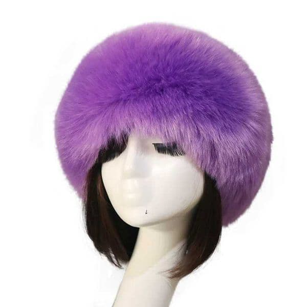 2024 Women's Winter Artificial Fur Russian Ushanka Hat Thick Warm Blaclava Caps Earflap Faux Fox Beanies For Ladies Outdoor Hats 250715