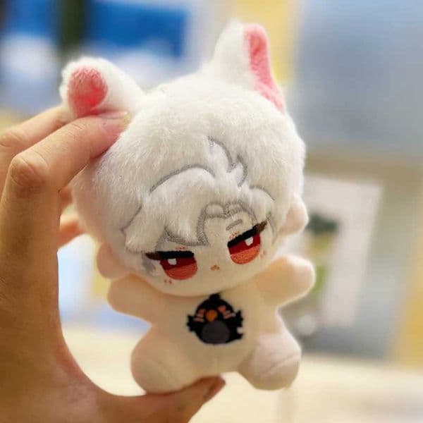 10cm Kawaii starfish love and deep space cute mini Sylus idol cotton doll animation plush star doll stuffed character toy collection gift W250407