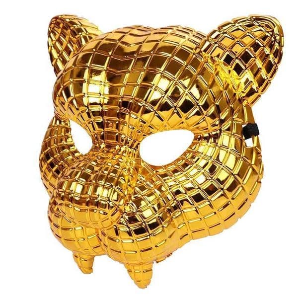 Halloween Golden Leopard Mask Tiger Adult Party Performance Costume Prop Mask For Men Cosplay XJ250728
