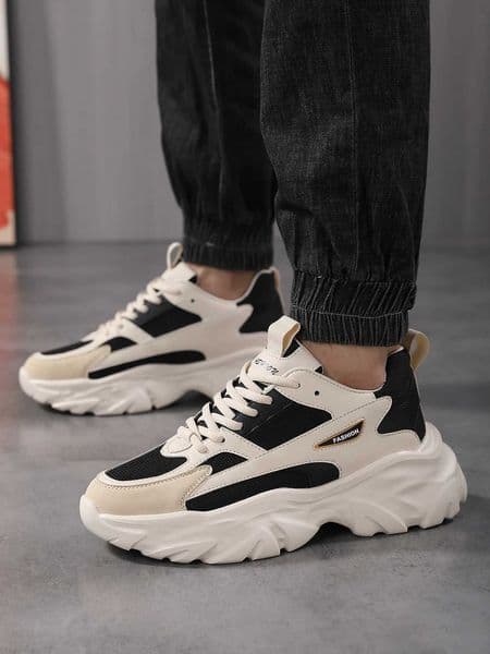 Mens ing Fionable Contra Mesh Front Strap Sneakers Preppy Style Daily Versatile Shock-Absorbing Casual Running Shoes for Men Y250728