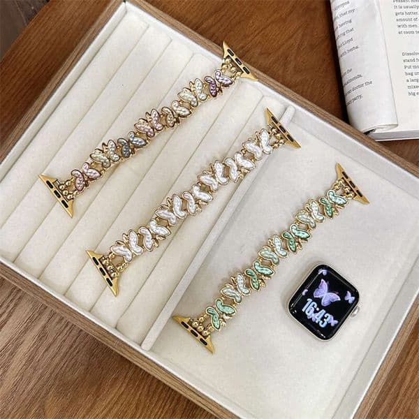Suitable for Apple iWatch 10 9 8 7 SE Watch Band Fit 4 Huawei GT5 Dopamine Butterfly Xiaomi 8/9 Pro