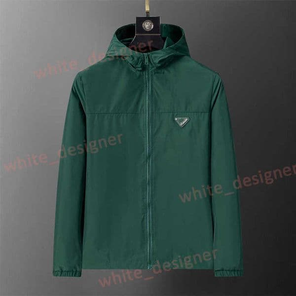 Luxury Designer Men's Jackets 2025 Autumn Winter New Hooded Trench Jacket Original Hardware Zippers Outdoor Cardigan Versatile top Cardigan M-3XL