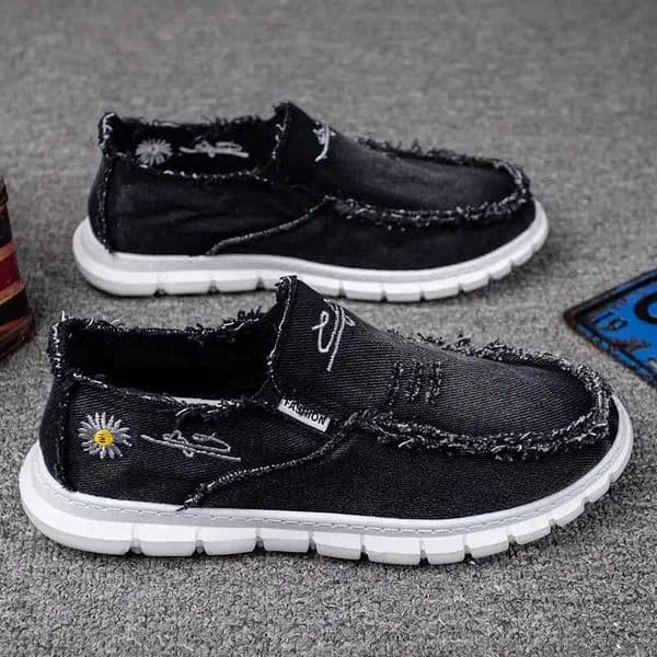 wens Daisy embroidery denim casual sneaker. Wens Shoes Summer 2025 cheap shoes clearance sale Y250728
