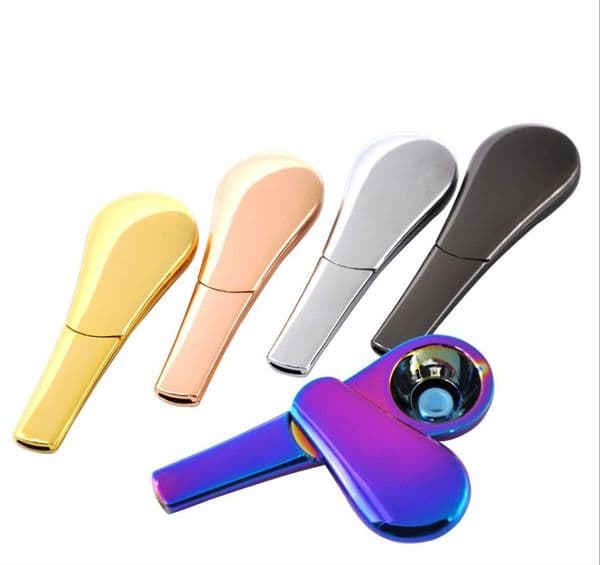 Smoking Pipes Hot selling metal pipe zinc alloy soup spoon 2nd generation upgraded version