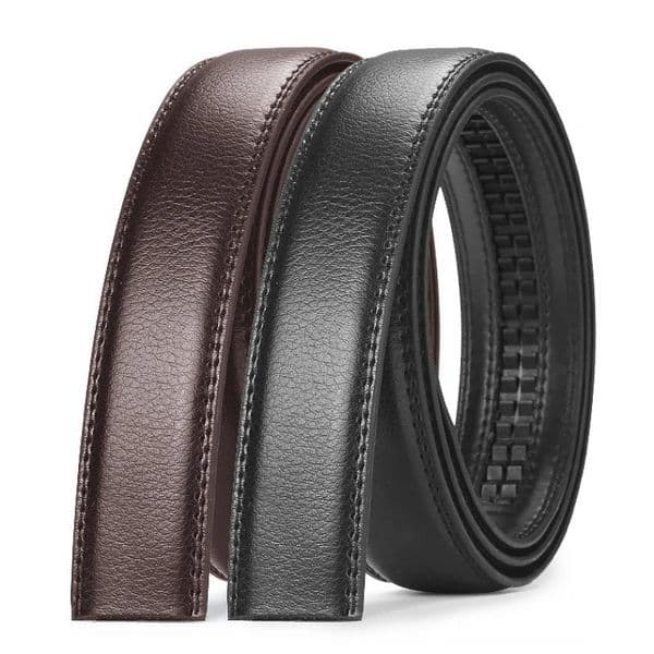 130 140 150 160 170cm Large Plus Size Belt Straps No Buckle for Automatic Genuine Leather Belts Men 35cm Wide 250716