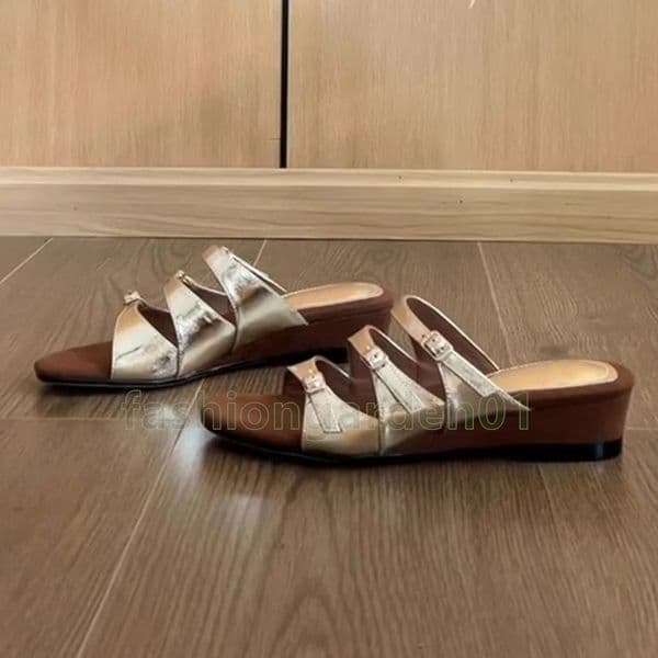 designer slides summer beach slippers fashion sandals comfort wedge heels slipper elegant casual indoor outdoor luxury slides