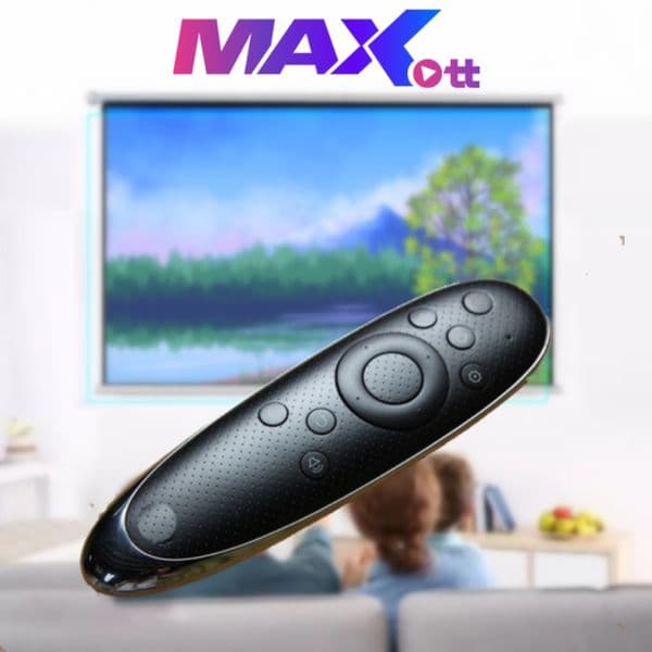 MAX OTT 4K Ultra HD Smart TV Remote - Hot Sale Free Trial for Set-Top Boxes Smart TVs