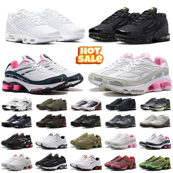 tns 3 Plus Running Shoes Men Women Designer Sneakers University Blue Triple Black Red Orange Gradients Tennis Ball Cherry Lemon Lime Olive Outdoor Trainers Size 40-46