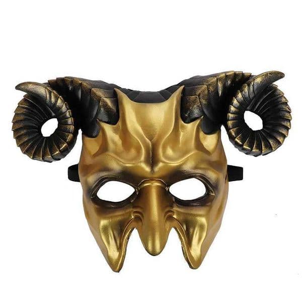 3D Horror Cosplay Headwear for Halloween Party Mask Bull Horn Mask Props Stage Show Accessories Performance Makeup Party XJ250728