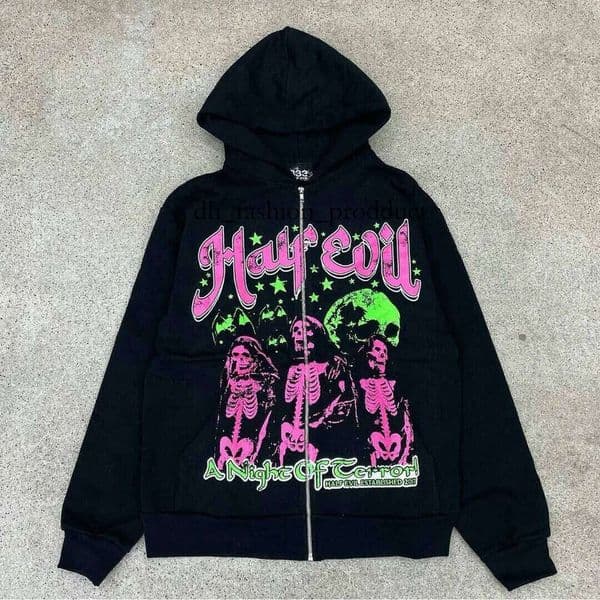revenges hoodie New designer dark sportswear men's and women's hoodies Gothic Harajuku couple big print zipper sweater fashion hoodie trendy T-shirt 35f