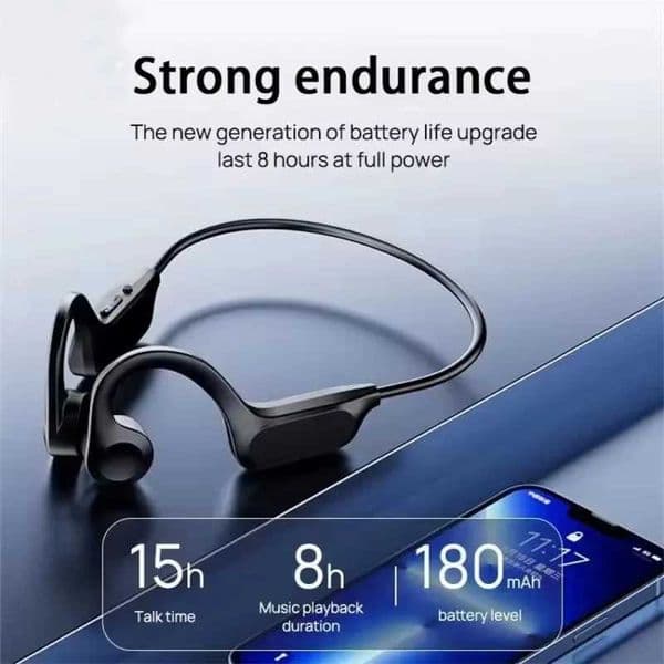 Bone Conduction Wireless Earphone Sport Swimming Compatible Headphone Hands-free With Mic For Running X7 Earbuds New R250728