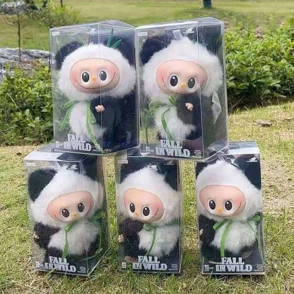 Handmade replicas Panda PVC Vinyl Doll Blind Box Cartoon Cute Backpack Pendant Women and Girls For Gifts