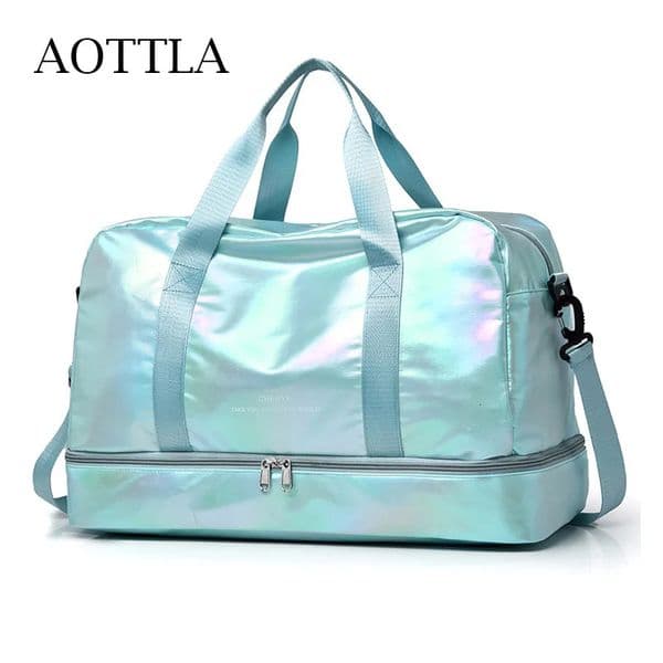 AOTTLA Womens Travel Bag Large Capacity Handbag Shoulder Bag Casual Crossbody Luggage Bag Dry Wet Separation Sports Fitness Bag 250729