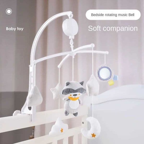 Kids Hanging Mobile Crib Holder Bedbell Rotating Stuffed Plush Animals Hanging Baby Toys Mobile Crib With Bird Infant Bed Bell X250730
