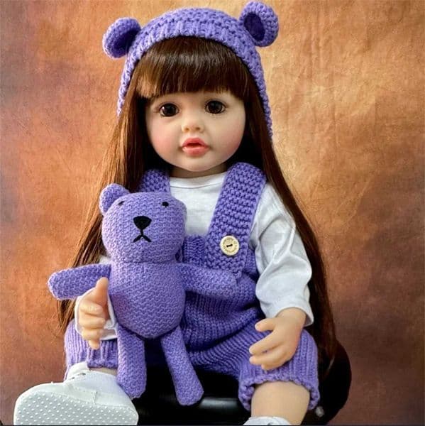 Lifelike Reborn Dolls Realistic Full Silicone Baby Doll Vinyl 50CM Newborn Girl Doll Princess Toddler Toy Gift XJ250730