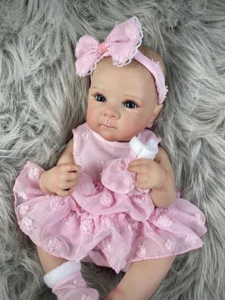 18 Inch Bettie Full Body Vinyl Girl Washable Reborn Baby Doll With Painted Lifelike Hair Reborn Christmas Toys XJ250730