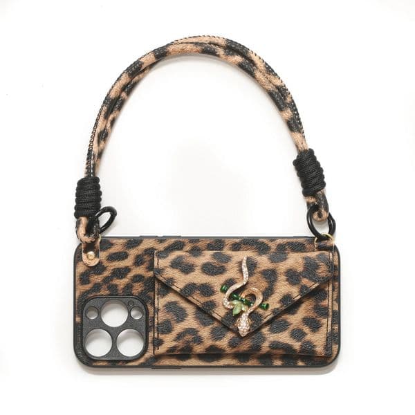 Luxury Trendy Brand Leopard Print Phone Case Ultra Covers for iPhone Series