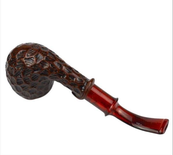 Manufacturer's Resin Pipe Gift Box Removable Bending Imitated Wood Pipe Creative Carved Pipe