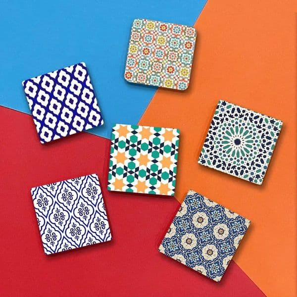 Vintage Islamic Geometry Arabic Fridge Magnets Creative For RefrigeratorWhiteboardHome MultiPurpose Use 250730