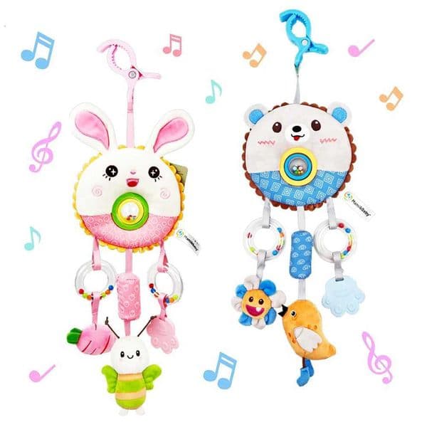 Ganging Rattles Tos Tsar Seat Tos for Babies 0-sh Monds Newborn Crib Tos Sensory Soft Stuff Baby Stroller Tos for 0 12 Monds X250730