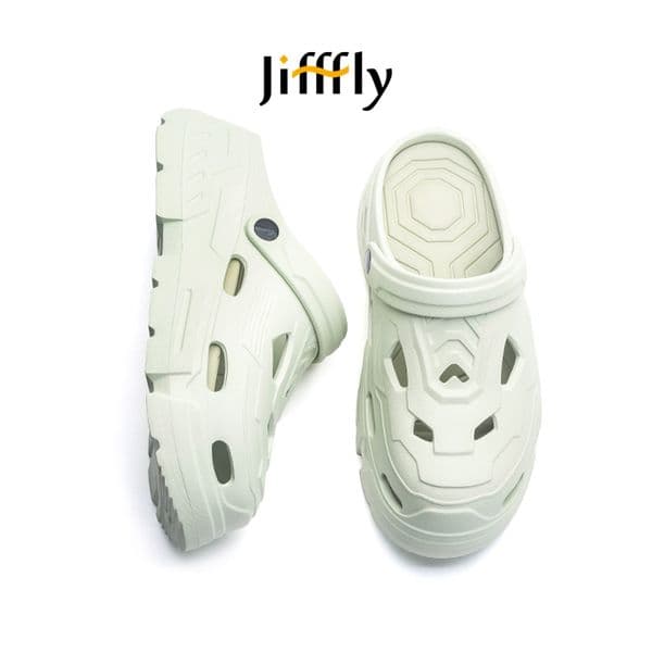 Jifffly men's thick-soled high-top sandals with a stepping feeling for indoor and outdoor wear in summer 2026 beach slippers gift couple slippers 36-45