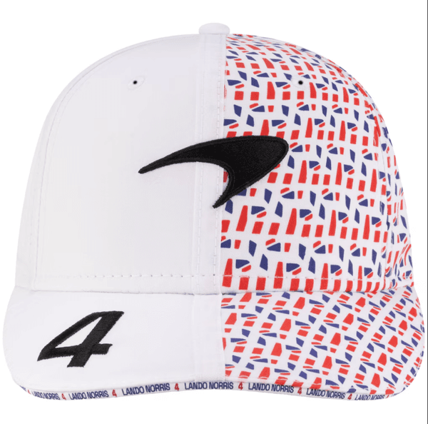 2025 Mclaren British GP F1 Caps Single Arles Leerc Drivers Formula One Carlos Sainz Spanish Baseball Hat
