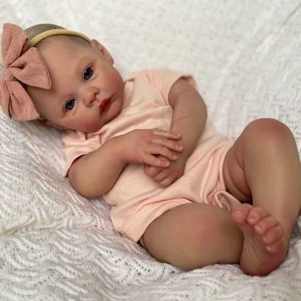 18-inch NPK Reborn Baby Doll Meadow Soft Body 100% Handmade 3D Skin with Visible Veins Collectible Art Doll Christmas Gift XJ250730